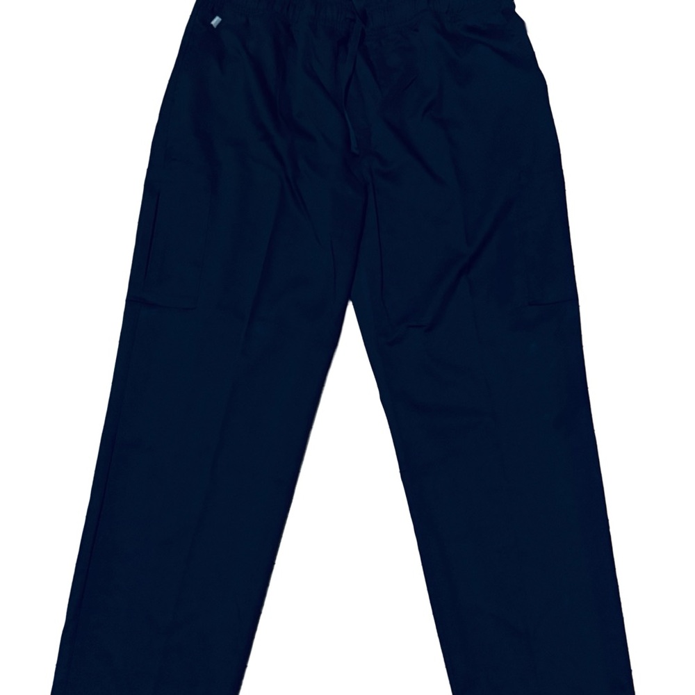 Hanes Men's Comort Plus Navy Blue Scrub Set - Picture 4 of 8